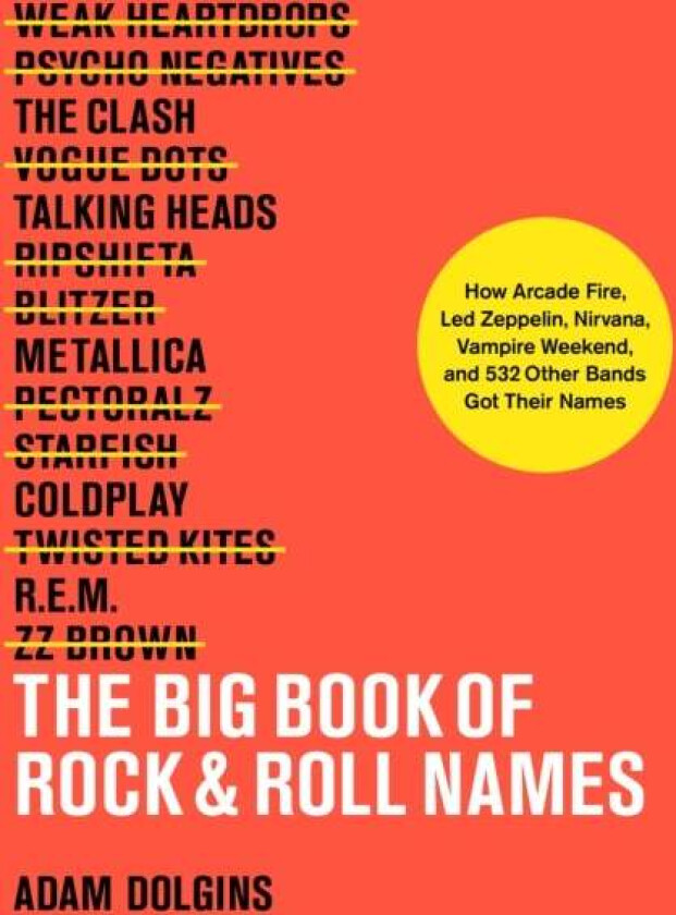The Big Book of Rock & Roll Names: av Adam Dolgins