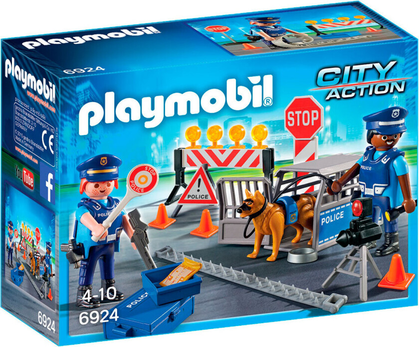 Playmobil City Action - Politiveisperring 6924