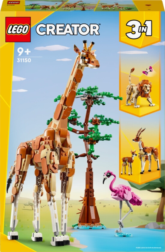 Lego Creator - Ville Dyr På Safari 31150