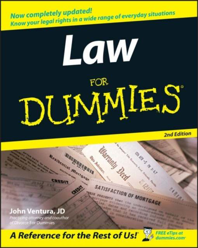 Law For Dummies av John Ventura