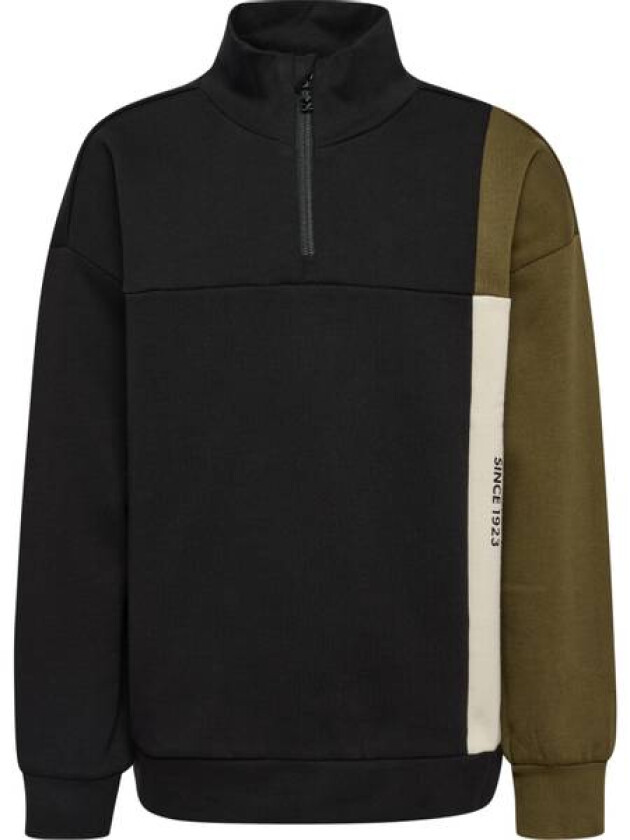 Bran Half-Zip Genser Til Barn, Black