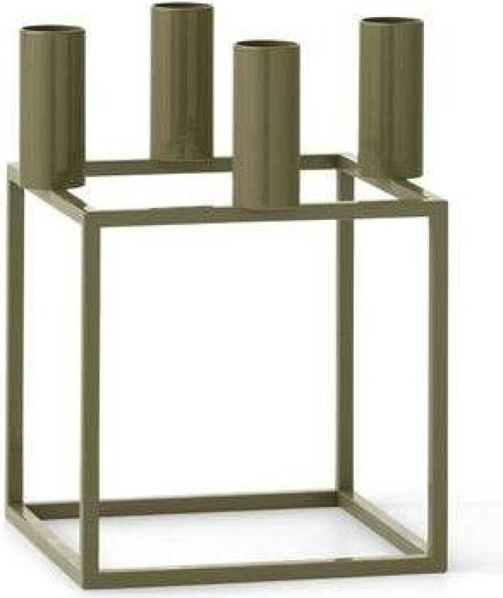 Kubus 4 lysestake Olive