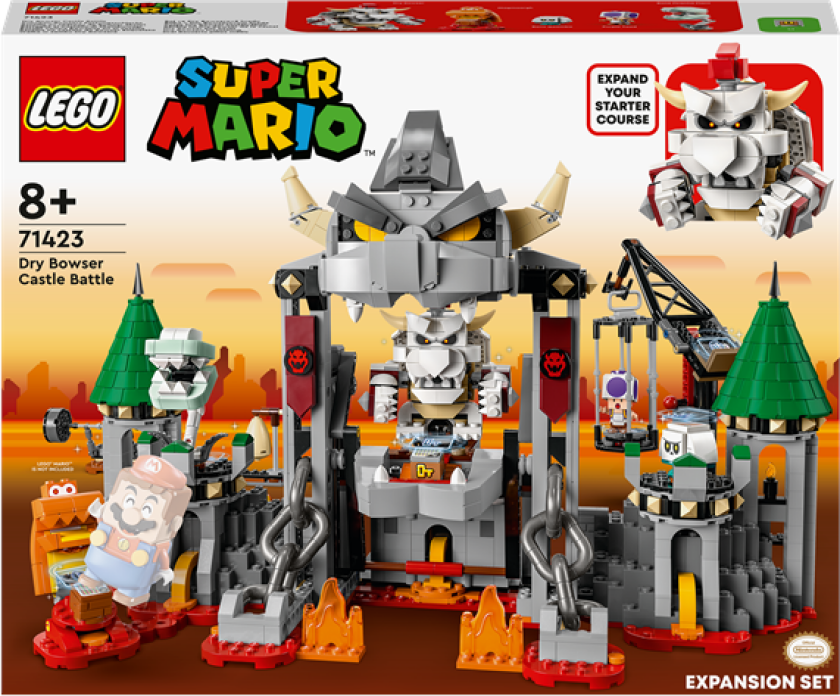 Lego Dry Bowsers Slottskamp Ekstrabanesett 8 År+