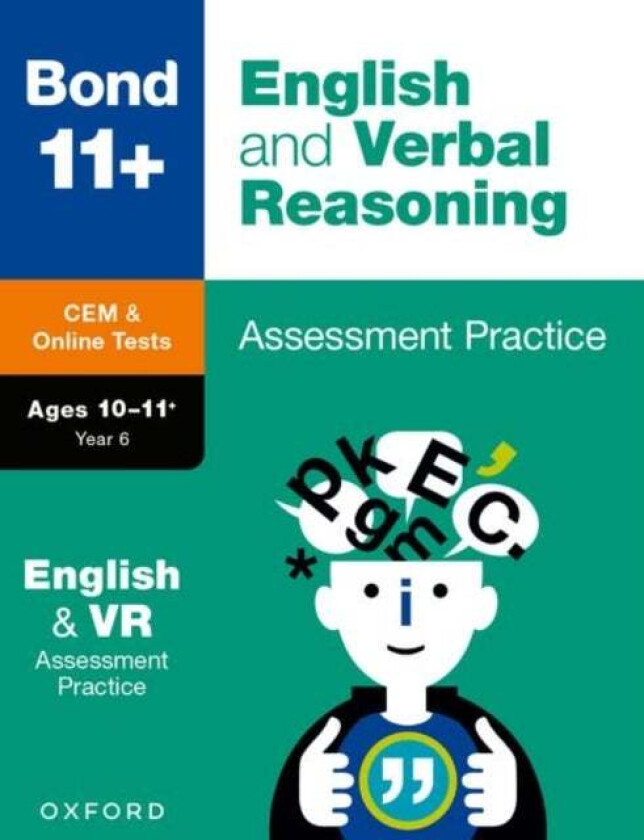 Bond 11+: Bond 11+ CEM English & Verbal Reasoning Assessment Papers 10-11 Years av Michellejoy Hughes