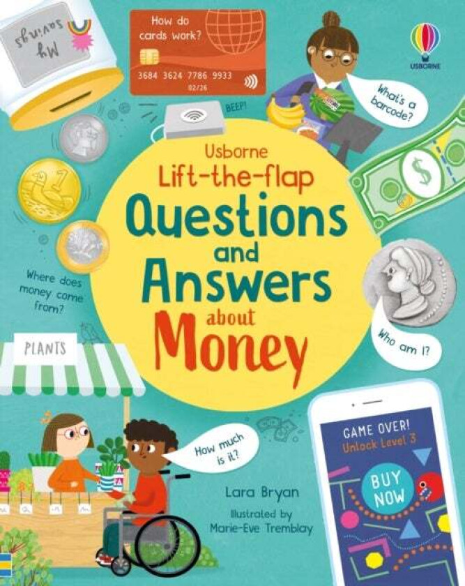 Lift-the-flap Questions and Answers about Money av Lara Bryan