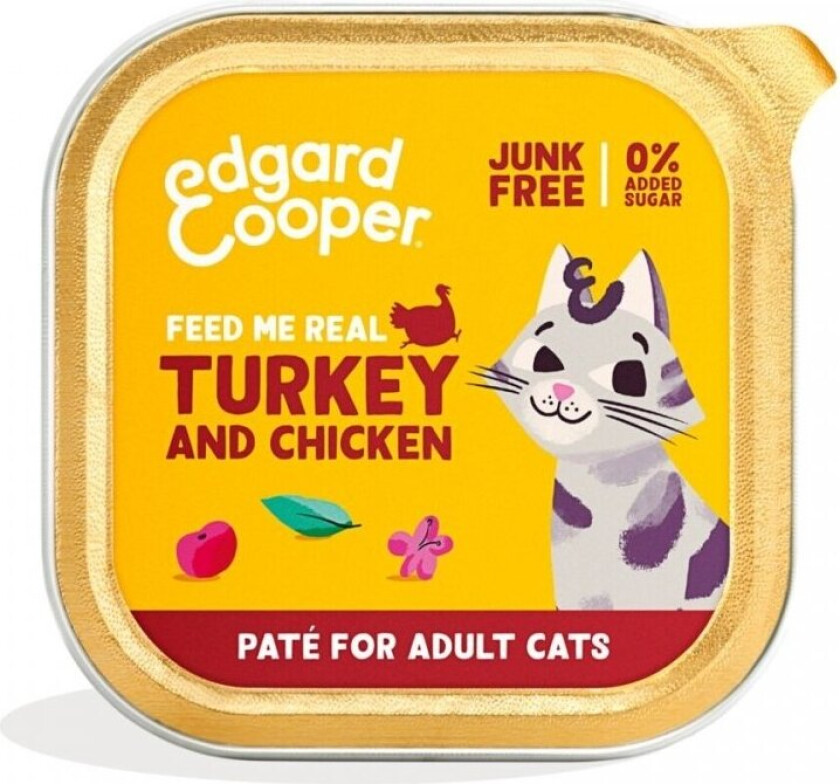 Edgard&Cooper Cat Turkey & Chicken 85 g