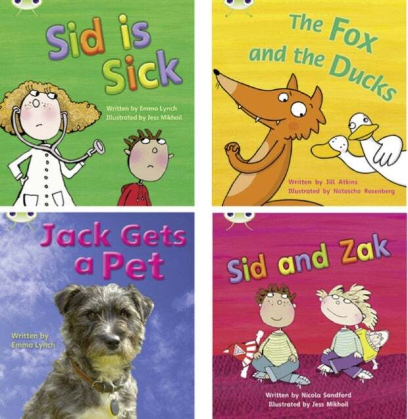 Learn to Read at Home with Bug Club Phonics: Pack 3 (Pack of 4 reading books with 3 fiction and 1 no av Emma Lynch, Jill Atkins, Nicola Sandford