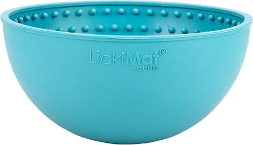 LICKIMAT - Dog Bowl Wobble Light Blue 17X17X8Cm - (645.5316)