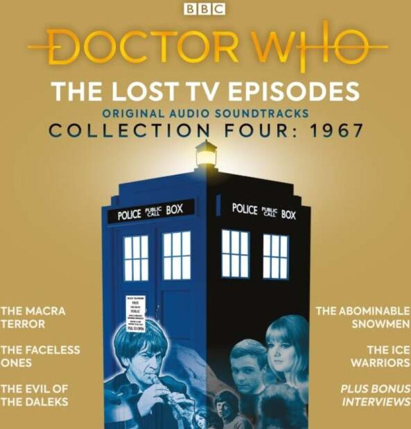 Doctor Who: The Lost TV Episodes Collection Four av Ian Stuart Black, David Ellis, Malcolm Hulke, David Whitaker, Mervyn Haisman & Henry Lincoln,