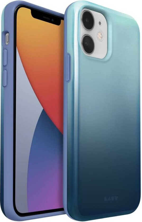 HUEX FADE iPhone 12 Mini cover - Electric Blå