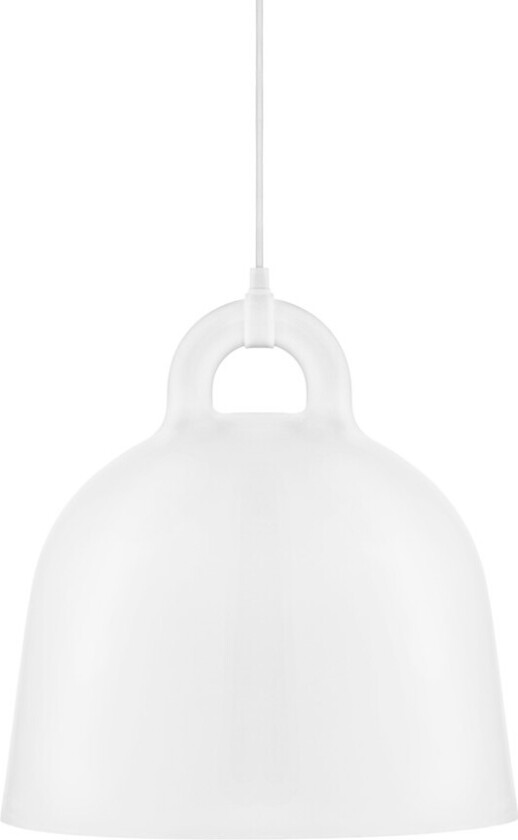 Bell lampe hvit Medium
