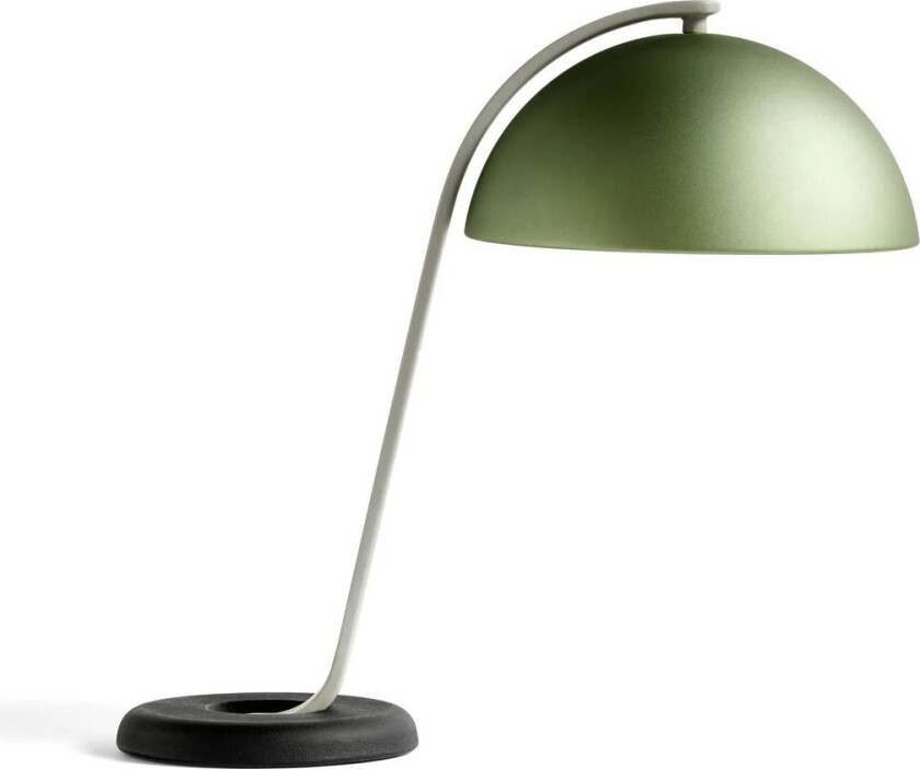 Cloche bordlampe Mint green anodised