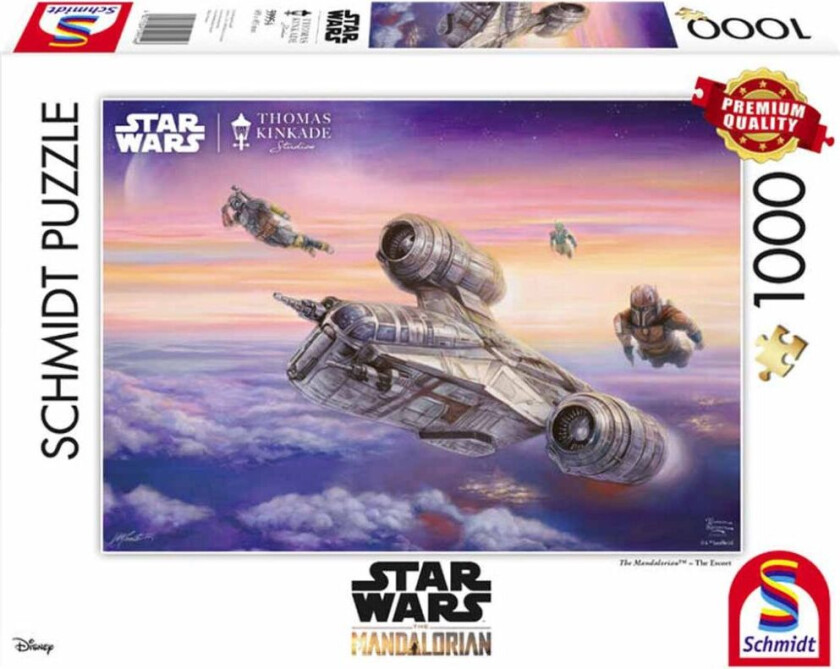 - Thomas Kinkade: Star Wars, The Mandalorian - The Escort (1000 Pieces) (SCH9954)