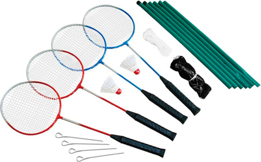 Bilde av - Badminton set 4 players incl. net (302242)