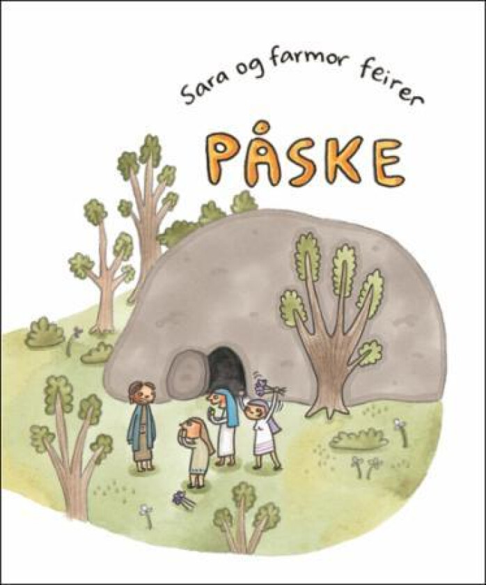 Bilde av Sara og farmor feirer påske