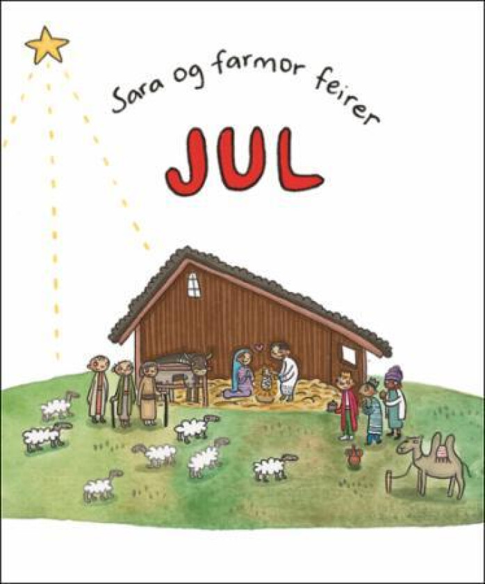 Bilde av Sara og farmor feirer jul