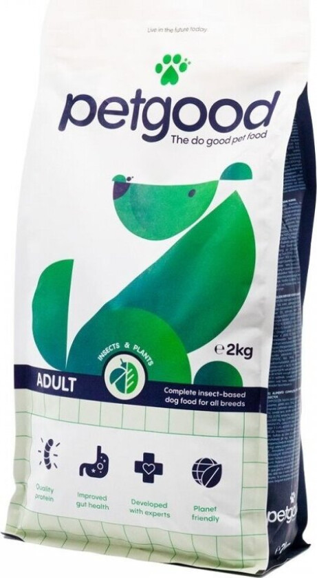 Petgood Adult Insektsfôr (2 kg)
