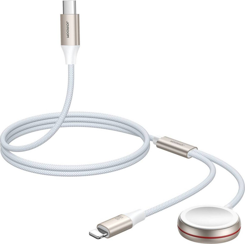 Kabel med iPhone-lader og Apple Watch-lader fra Joyroom