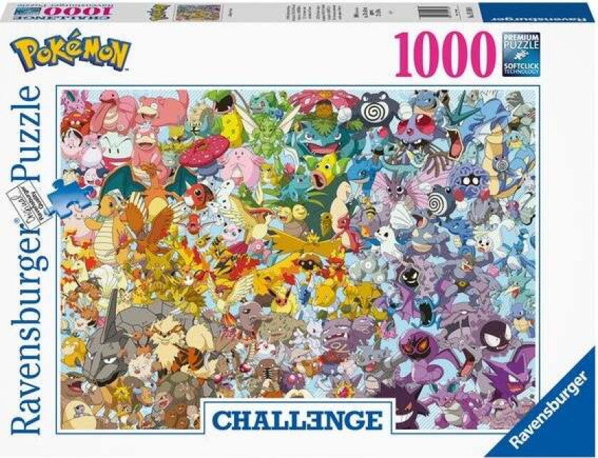 Puslespill 1000 Pokèmon Utfordring