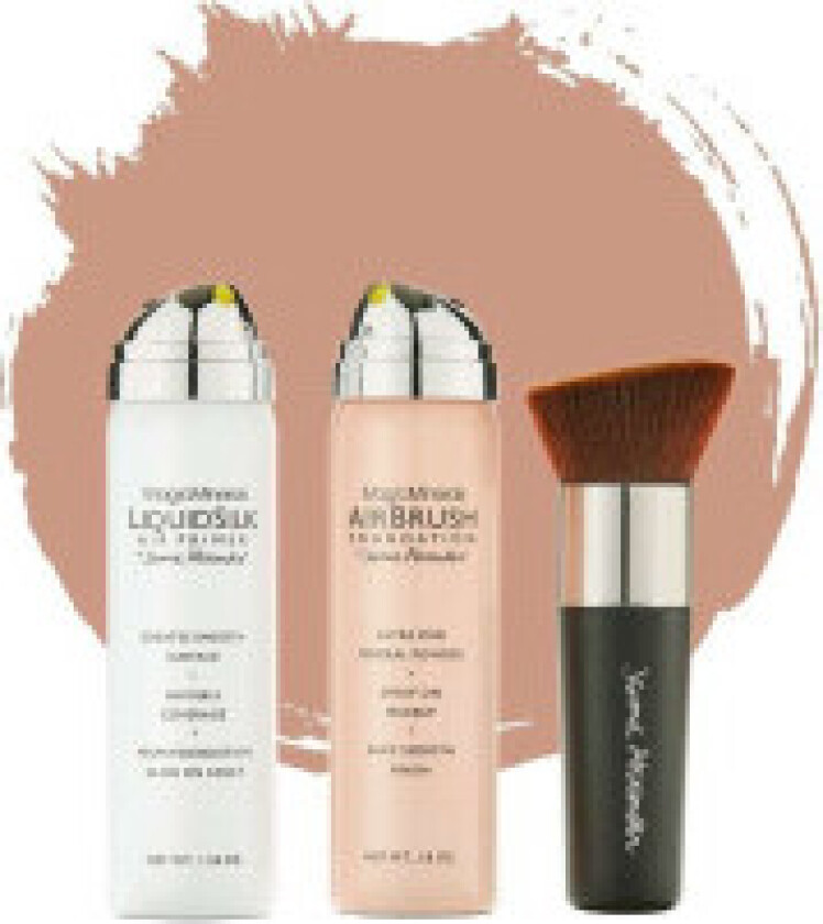 AirBrush Foundation 3stk - Varm/Beige