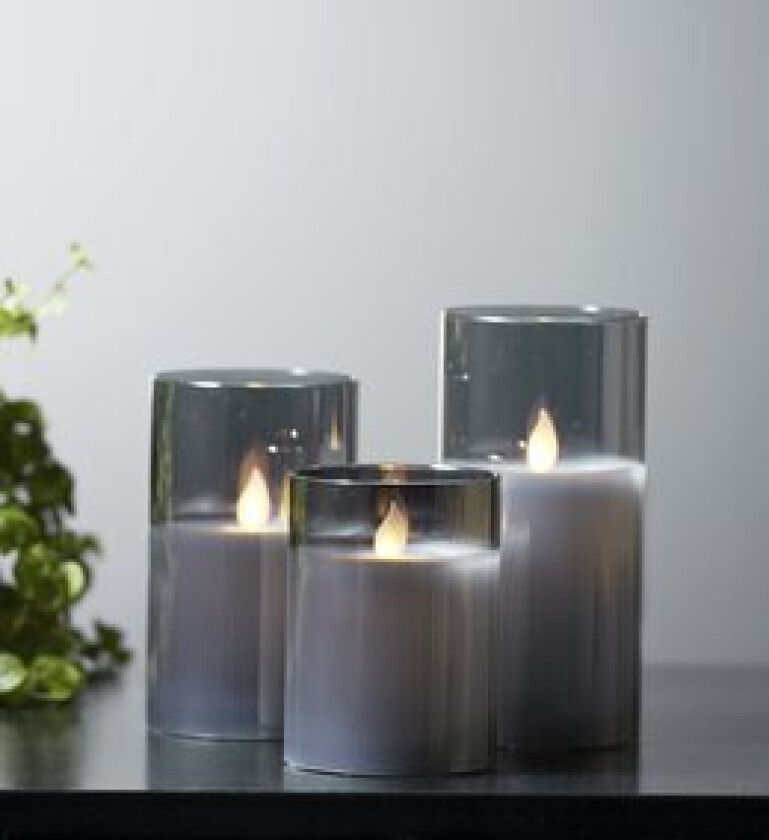 LED-lys - medium Transparent/røykfarget