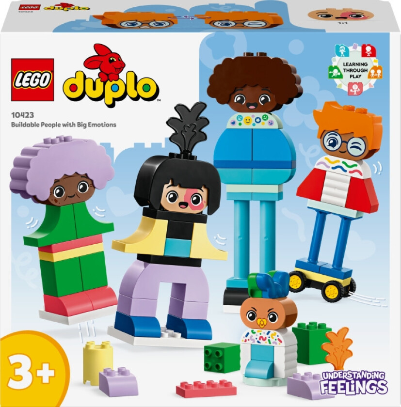 Lego Duplo Town - Byggbare Personer Med Sterke Følelser 10423