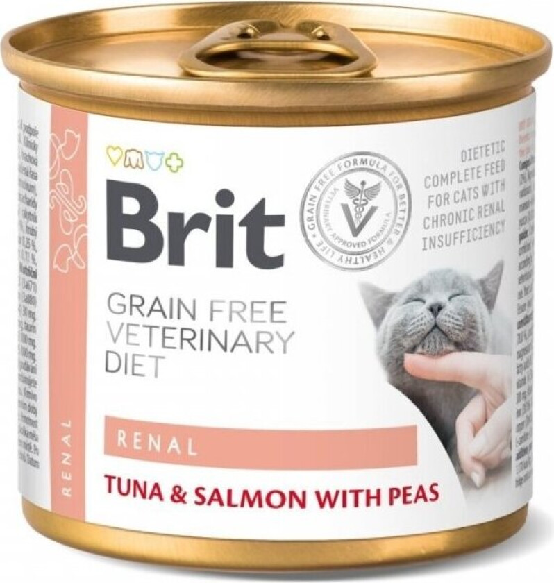 Brit Veterinary Diet Cat Renal Grain Free 200 g