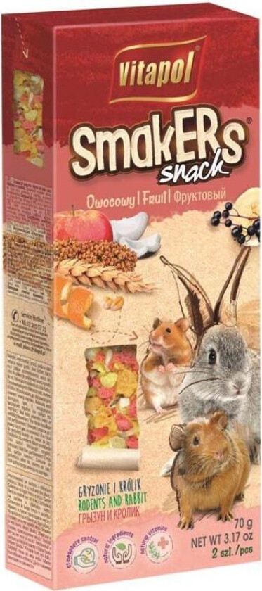 Snacks Vitapol Smakers Små dyr 90 g