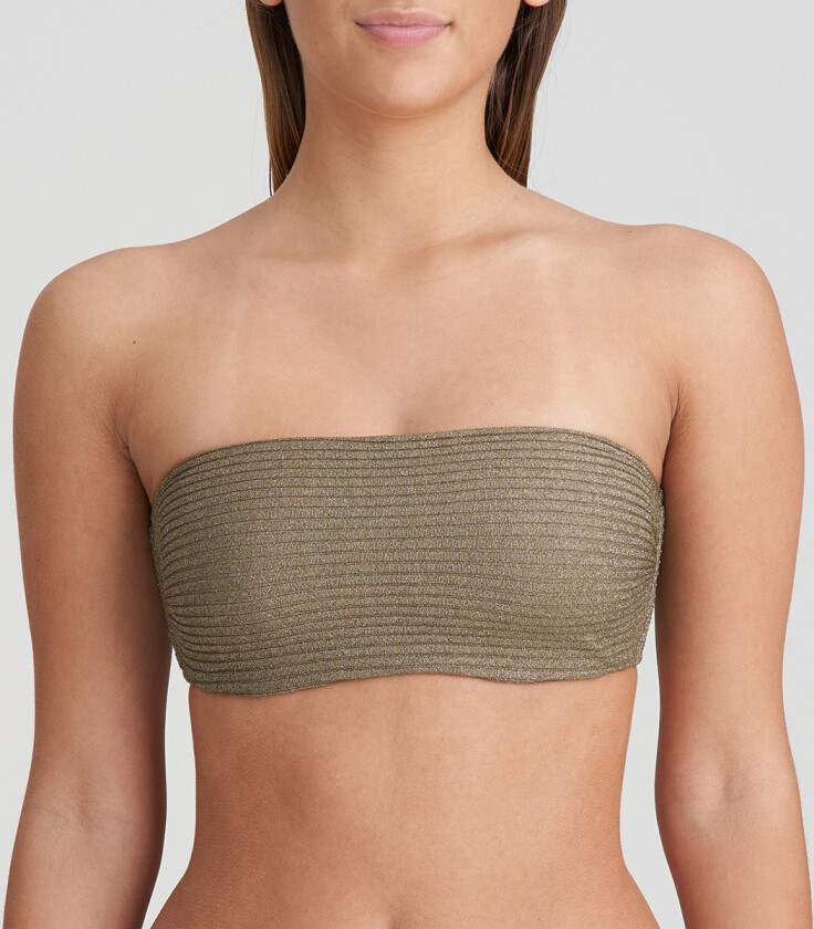 Marie Jo Tinjis Bikinitopp Uten Bøyle, Farge: Gullen Grønn, Størrelse: 80D, Kvinner