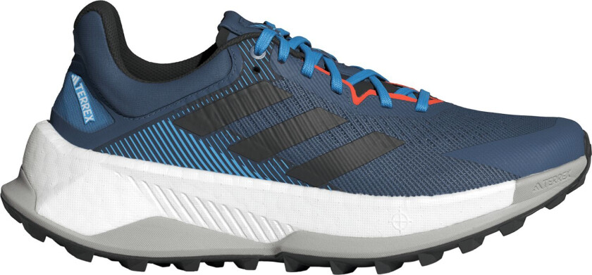Men's Terrex Soulstride Ultra Trail Running Shoes Wonder Steel/Core Black/Pulse Blue 42 2/3, Wonder Steel/Core Black/Pulse Blue