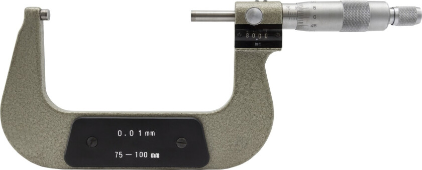 Mikrometer med teller 75-100 mm x 0,01