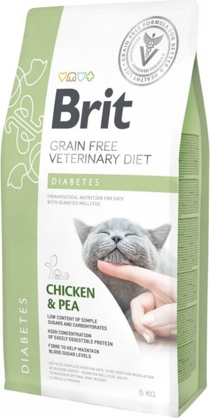 Brit Veterinary Diet Cat Diabetes Grain Free (5 kg)