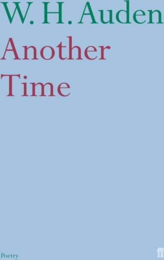 Another Time av W.H. Auden
