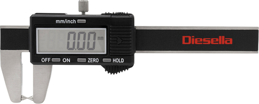 Digital Skyvelær 0-60x0,1 mm for Bremseskiver
