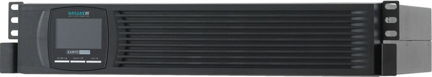 ONLINE USV-Systeme Online USV X1000R - UPS (kan monteres i rack) - AC 230 V - 1000 watt - 1000 VA - 9 Ah - RS-232, USB - utgangskontakter: 8 - 2U - 19