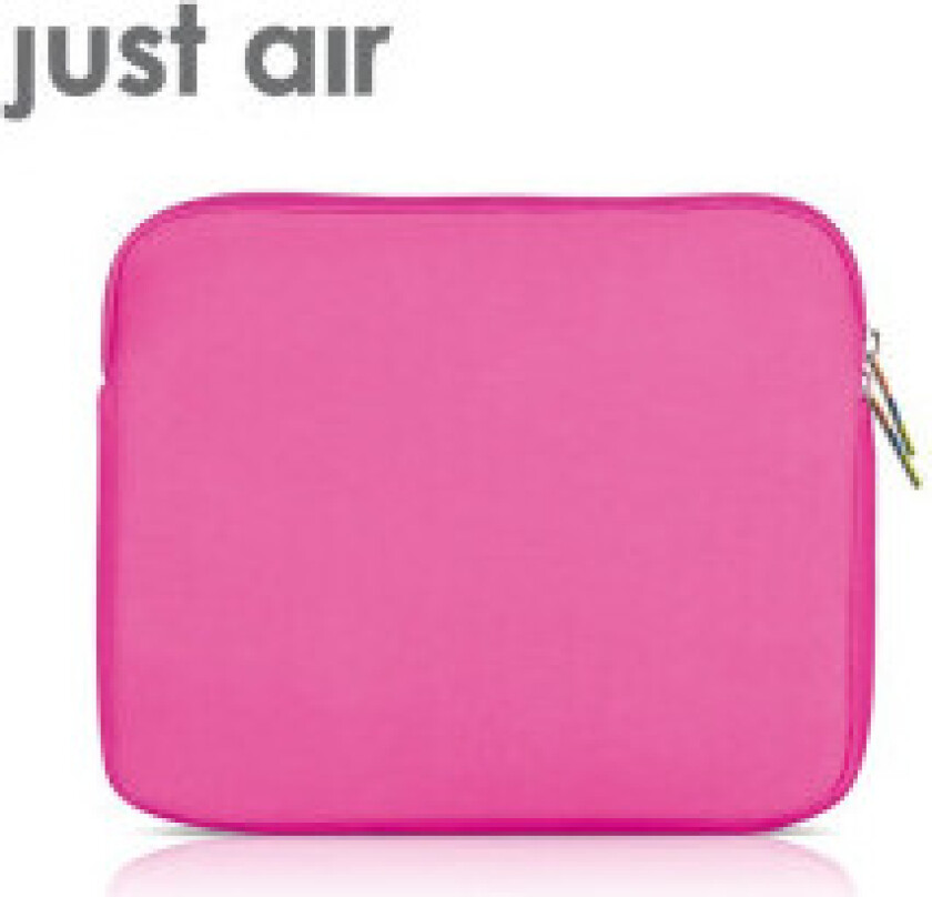 Ipad-deksel Just Air Neopren Rosa