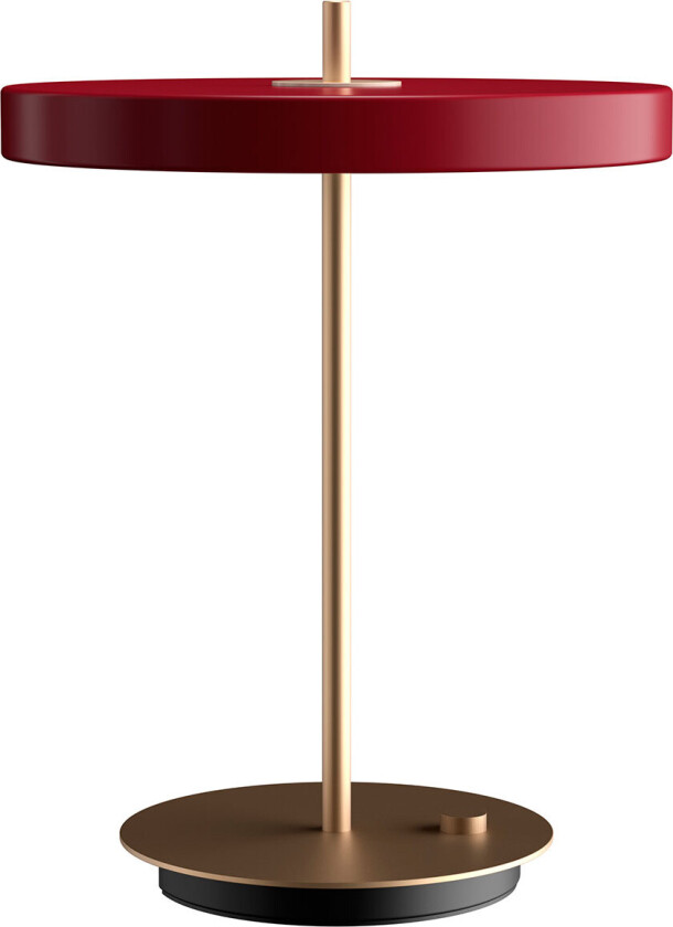 Asteria bordlampe Ruby red