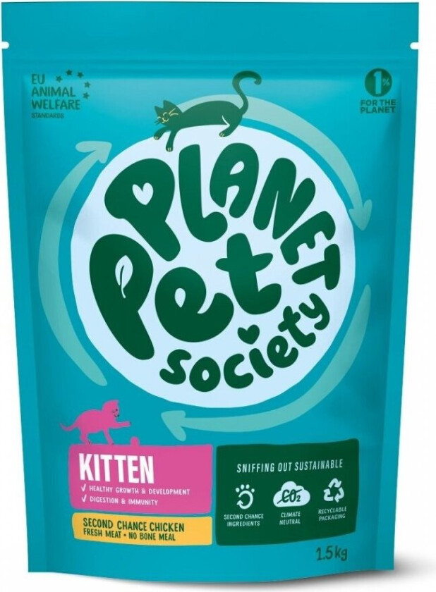 Planet Pet Society Cat Kitten Second Chance Chicken (1,5 kg)