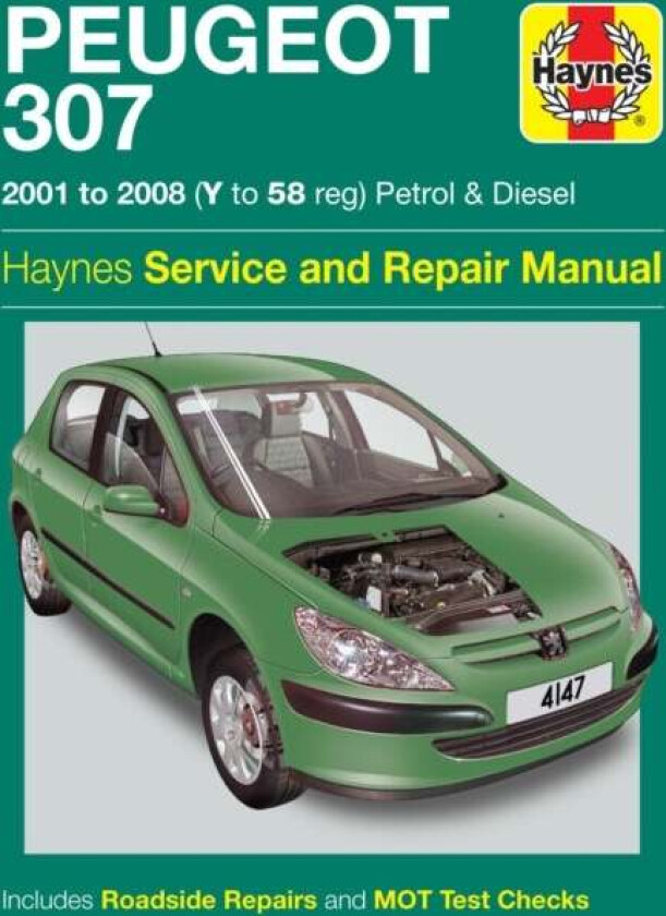 Peugeot 307 Petrol & Diesel (01 - 08) Haynes Repair Manual av Haynes Publishing