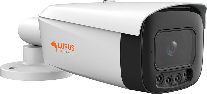 LUPUS-Electronics Lupus Electronics LE232, IP-sikkerhetskamera, Utendørs, Koblet med ledninger (ikke trådløs), Vegg, Sort, Hvit, Kule