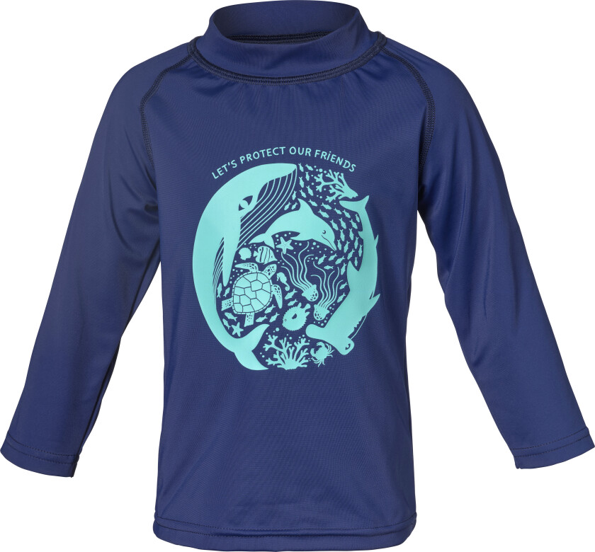 Kids' Sealion Sun Sweater Navy 110/116, Navy