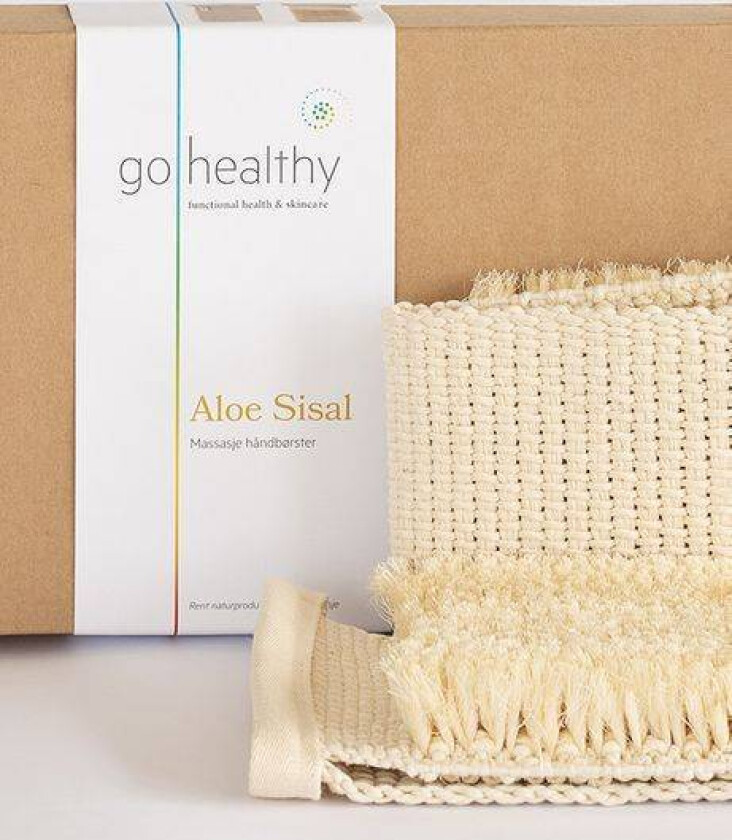 Gohealthy Aloe Sisal, Sett Massasje Håndbørster