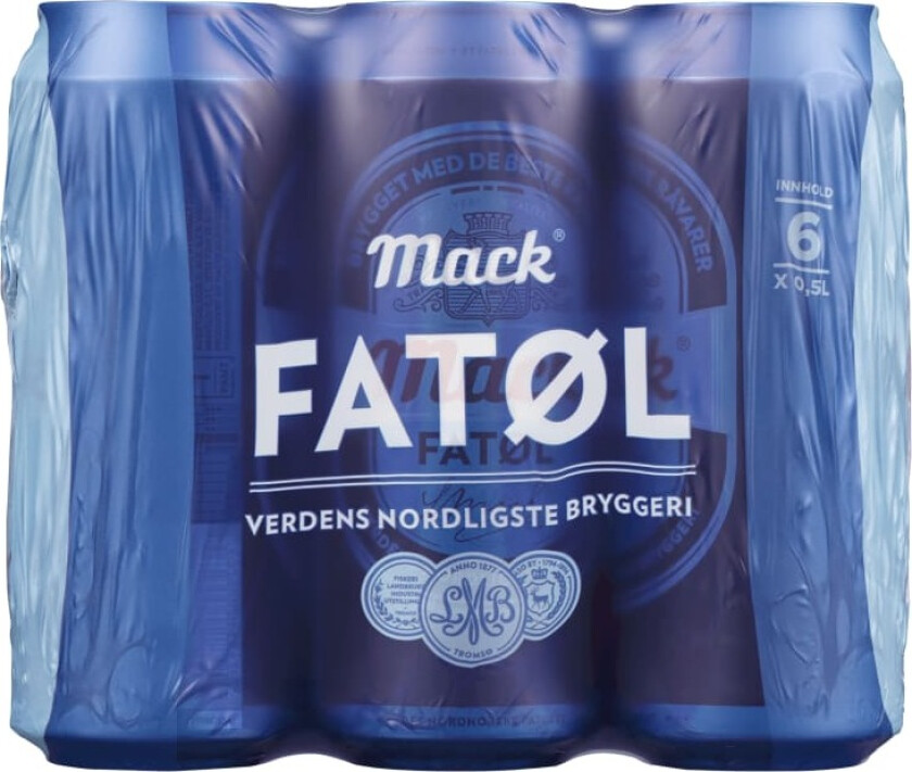 Mack Fatøl 0,5lx6 boks