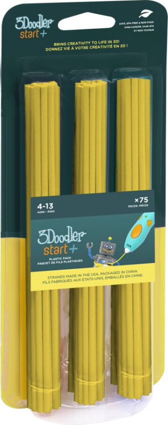 Start 3DS-ECO04-YELLOW-75, 75 stykker, 1 g