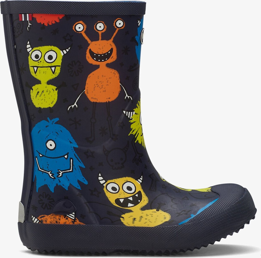 Indie Print Navy/Multi Rubber Boot