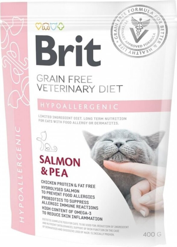 Brit Veterinary Diet Cat Grain Free Hypoallergenic (400 g)