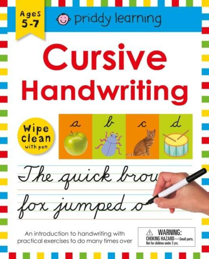 Wipe Clean Workbook: Cursive Handwriting av Roger Priddy