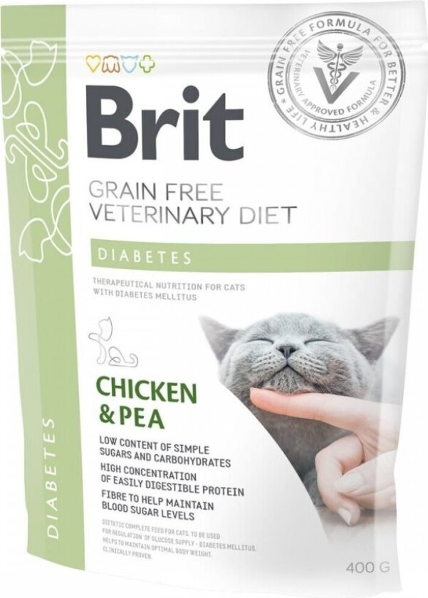Brit Veterinary Diet Cat Diabetes Grain Free (400 g)