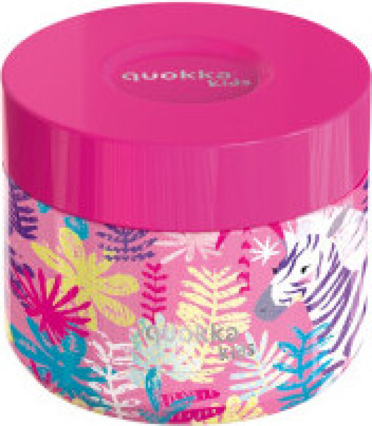 Quokka Whim Kids Food Jar - Termisk matboks / lunsjtermos for barn 369 ml (sebraer)