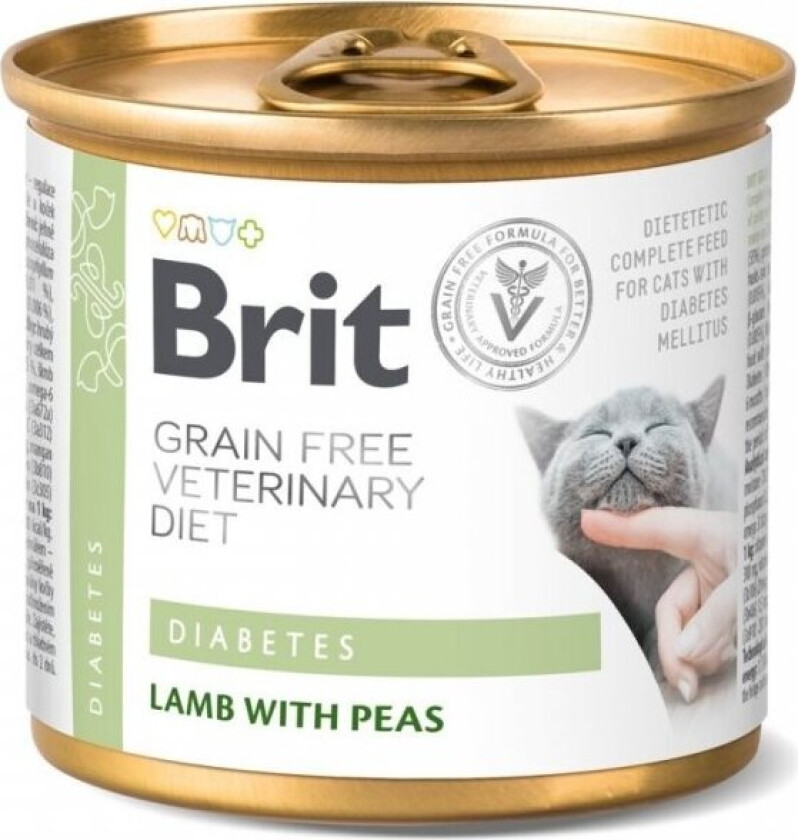 Brit Veterinary Diet Cat Diabetes Grain Free  200 g